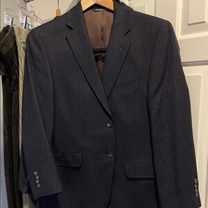 Elegant Charcoal Pinstripe Blazer